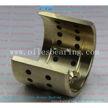 85*70*66.5 Oiles Brass Bushing,0.02mm Outerdiameter Tolerance Bronze Bearing,Standard Material CuZn25Al5(C86300)+Graphite